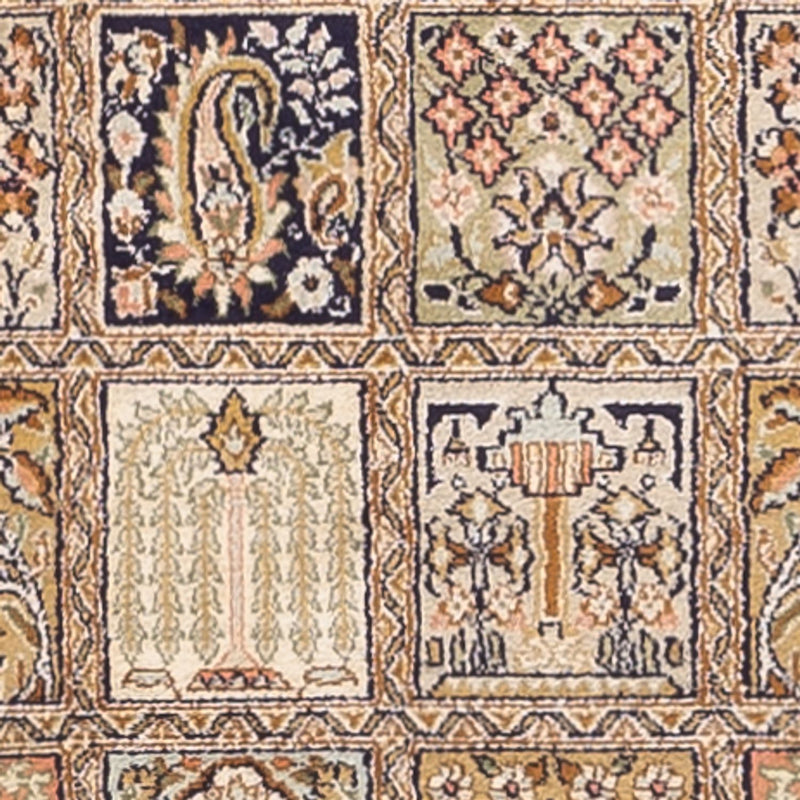 Biegacz Jedwabny dywan - Kashmir Silk - 280 x 77 cm - ciemny beż