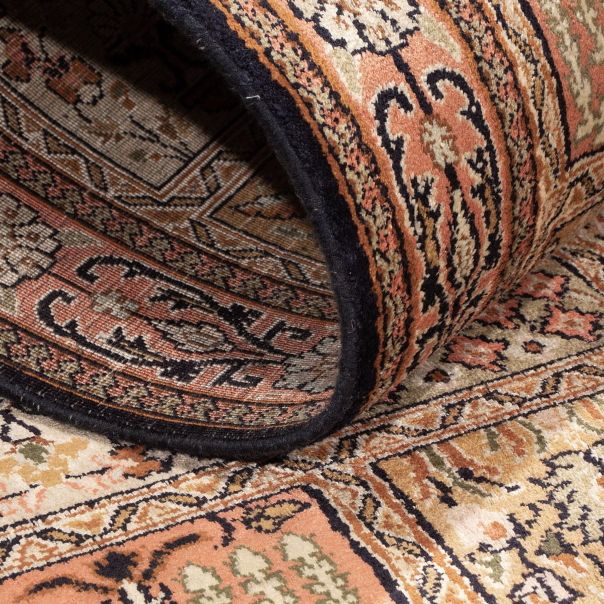 Biegacz Jedwabny dywan - Kashmir Silk - 280 x 77 cm - ciemny beż