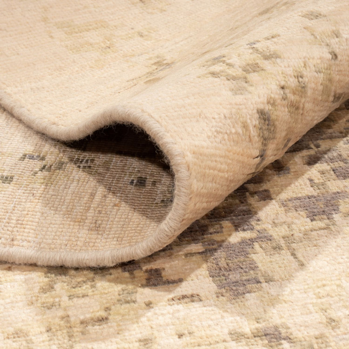 Designerski dywan - 348 x 243 cm - kremowy