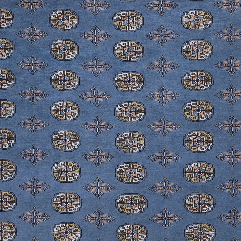 Afgański dywan - Bukhara - 341 x 240 cm - niebieski