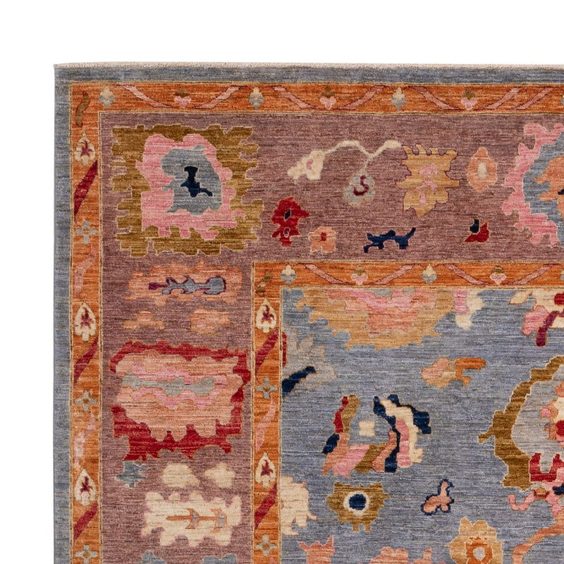 Dywan Ziegler - Usak - 357 x 290 cm - jasnoniebieski