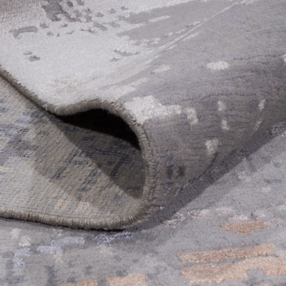 Designerski dywan - 359 x 255 cm - jasnoszary