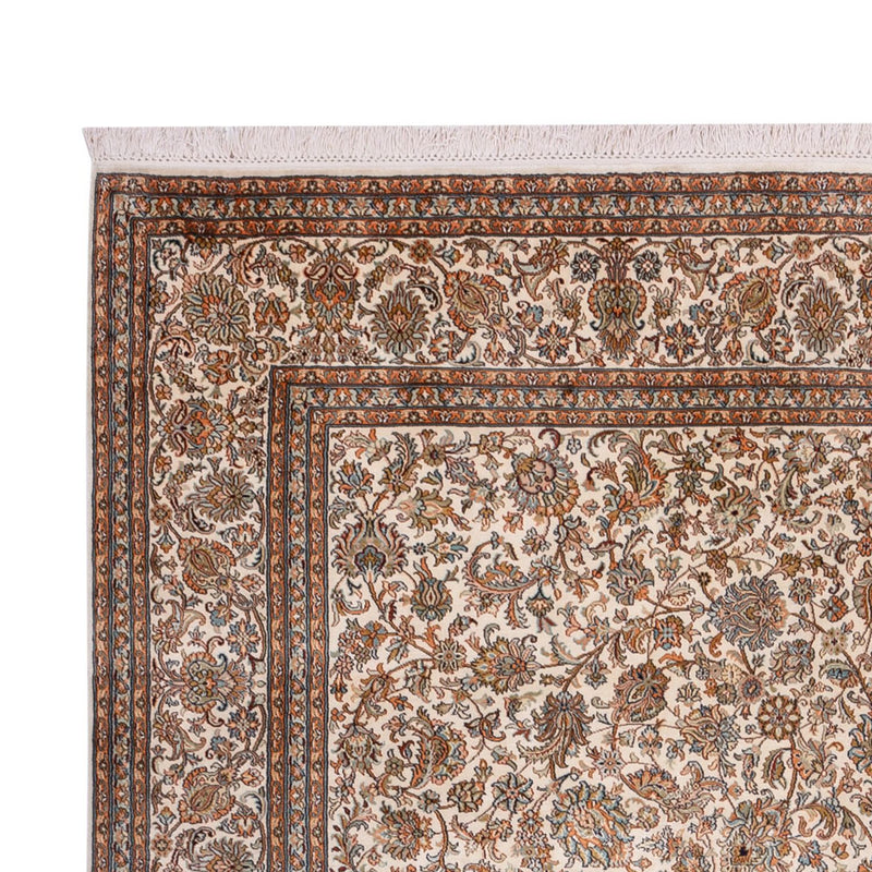 Jedwabny dywan - Kashmir Silk - 349 x 247 cm - beżowy