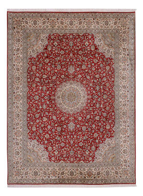 Jedwabny dywan - Kashmir Silk - 327 x 244 cm - czerwony