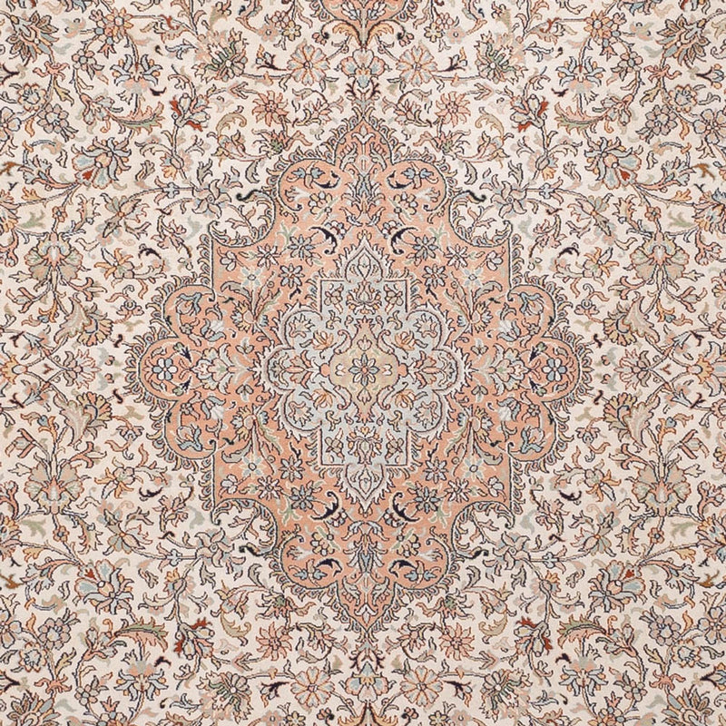 Jedwabny dywan - Kashmir Silk - 329 x 244 cm - beżowy