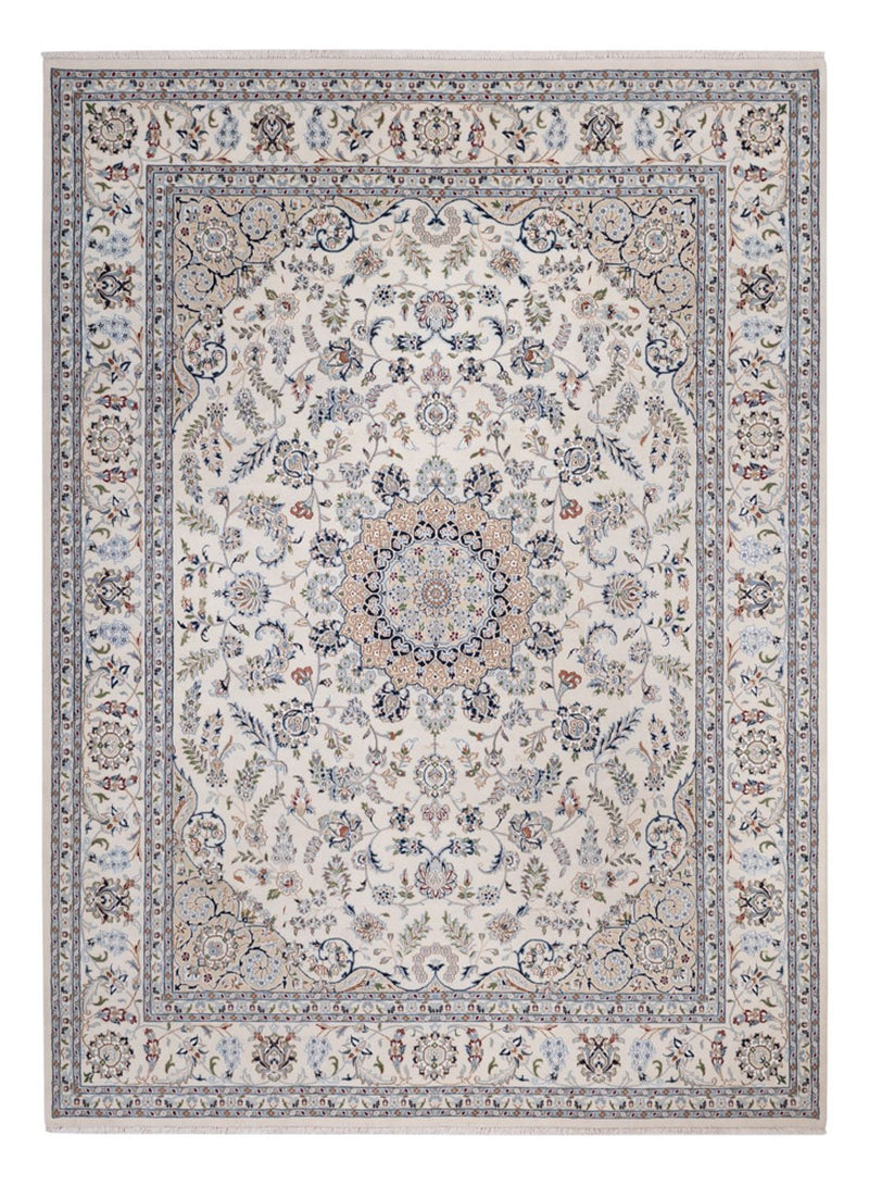Orientalny dywan - Nain - Indus - 361 x 270 cm - kremowy
