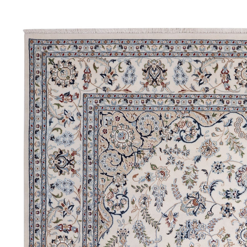 Orientalny dywan - Nain - Indus - 361 x 270 cm - kremowy