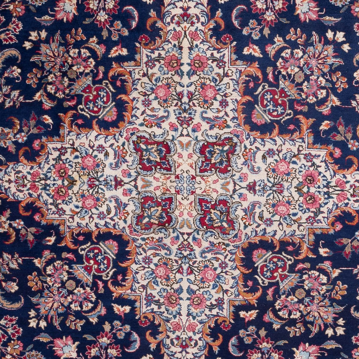 Dywan perski - Klasyczny - 390 x 295 cm - ciemnoniebieski