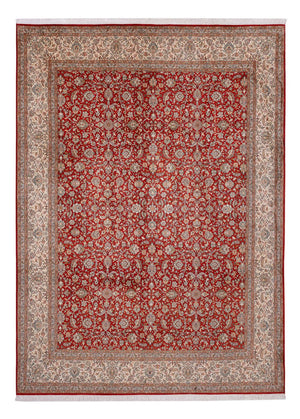 Jedwabny dywan - Kashmir Silk - 340 x 250 cm - czerwony