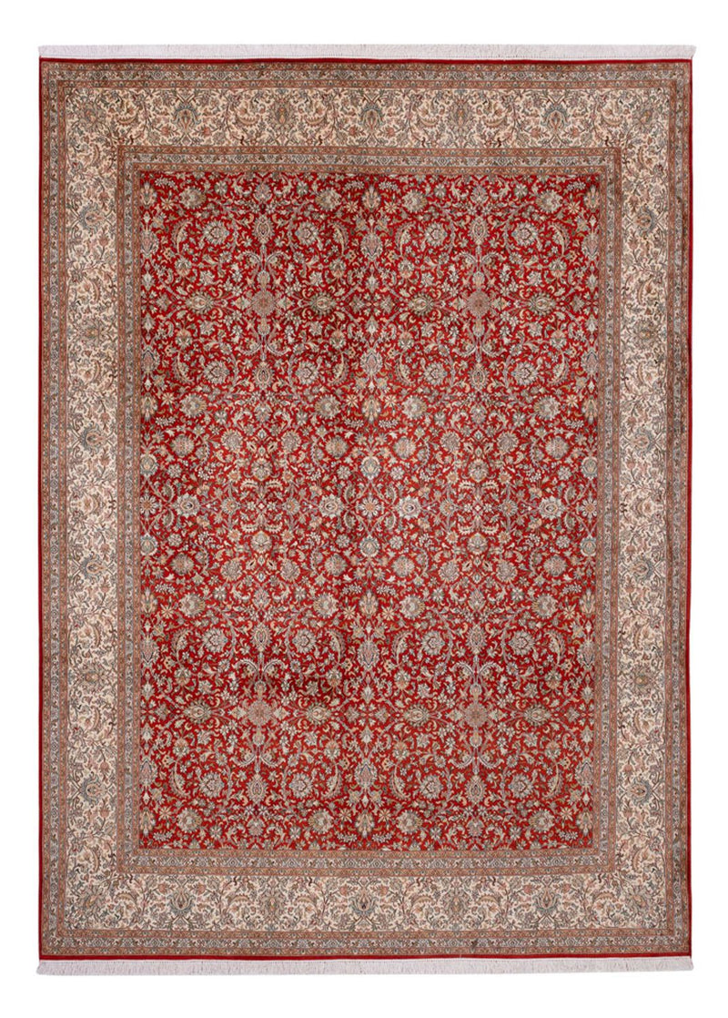 Jedwabny dywan - Kashmir Silk - 340 x 250 cm - czerwony