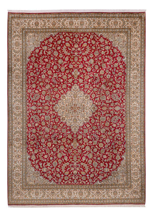Jedwabny dywan - Kashmir Silk - 339 x 244 cm - czerwony