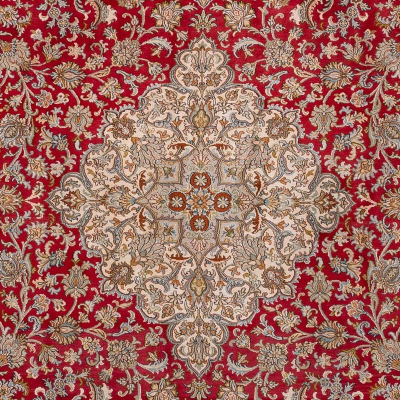 Jedwabny dywan - Kashmir Silk - 339 x 244 cm - czerwony