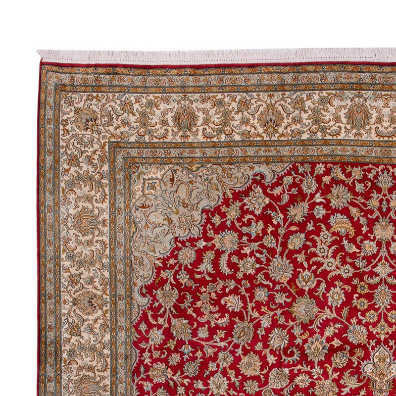 Jedwabny dywan - Kashmir Silk - 339 x 244 cm - czerwony