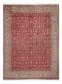 Jedwabny dywan - Kashmir Silk - 369 x 279 cm - czerwony