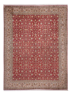 Jedwabny dywan - Kashmir Silk - 369 x 279 cm - czerwony