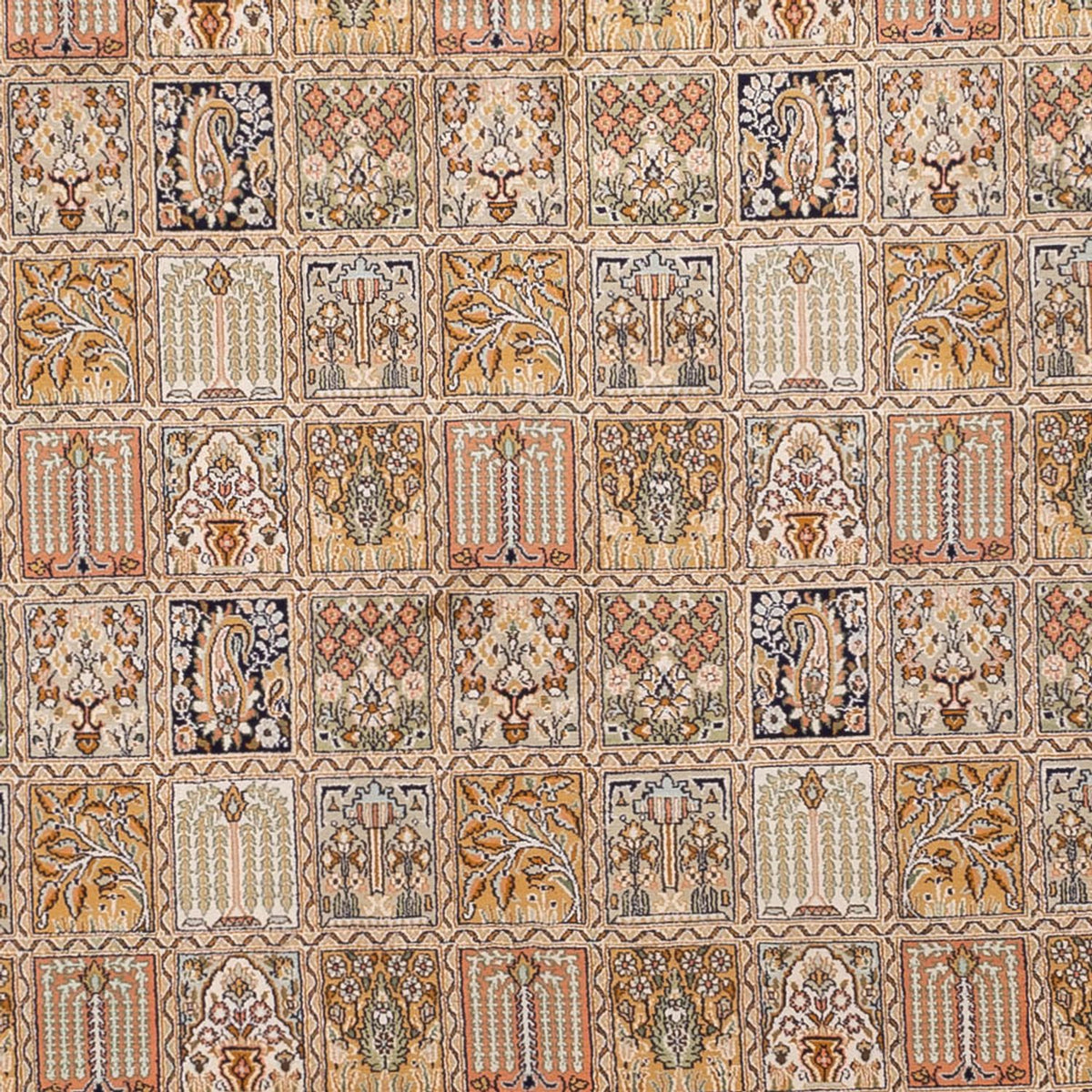 Jedwabny dywan - Kashmir Silk - 330 x 246 cm - ciemny beż
