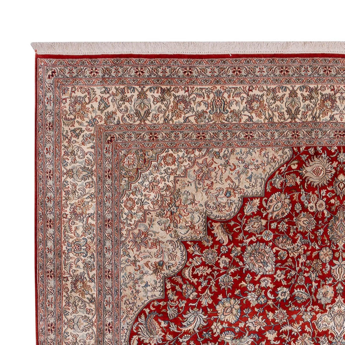 Jedwabny dywan - Kashmir Silk - 332 x 245 cm - czerwony