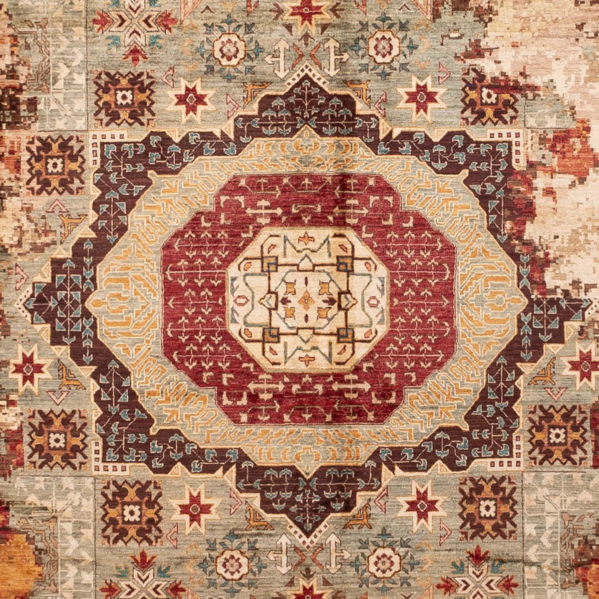 Designerski dywan - 391 x 295 cm - wielokolorowy