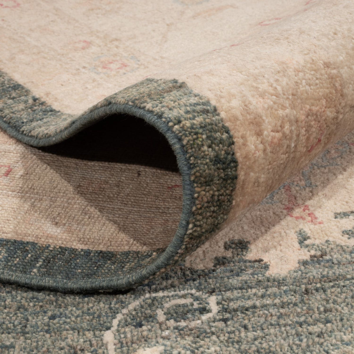 Dywan Zieglera - 392 x 302 cm - zieleń miętowa