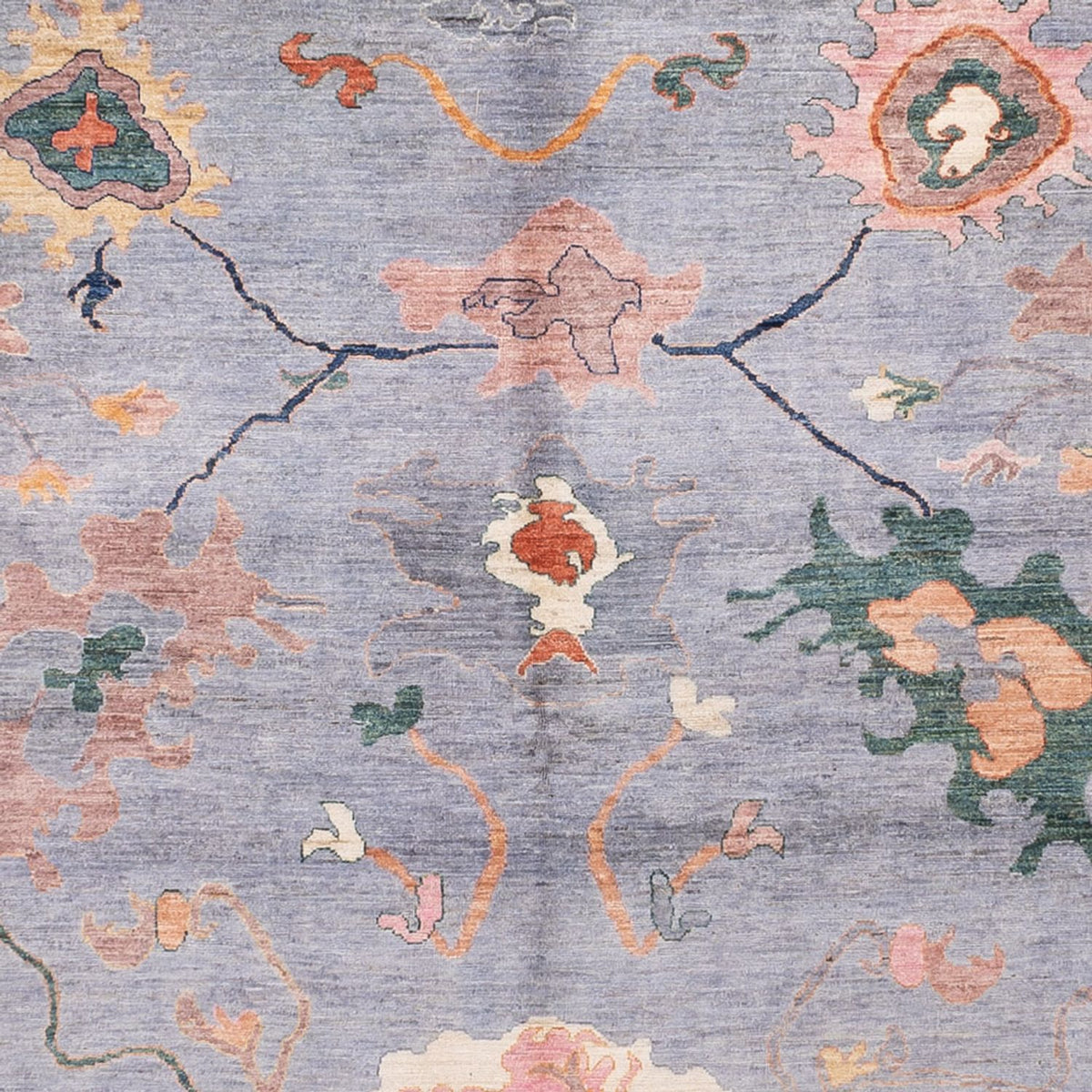 Dywan Ziegler - Usak - 397 x 300 cm - ciemnoniebieski