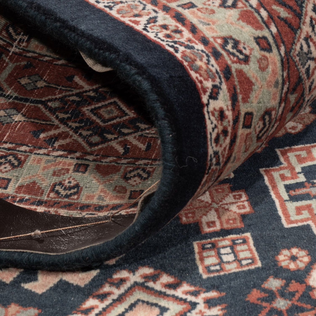 Perski dywan - Nomadyczny - 318 x 238 cm - ciemnoniebieski