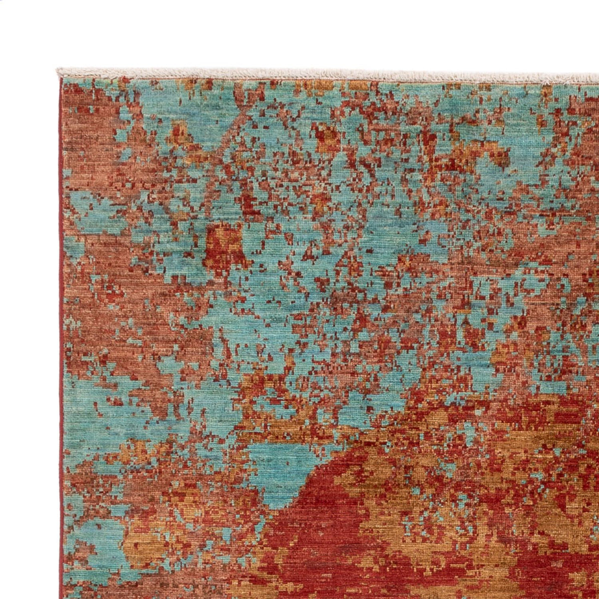 Designerski dywan - 201 x 155 cm - wielokolorowy