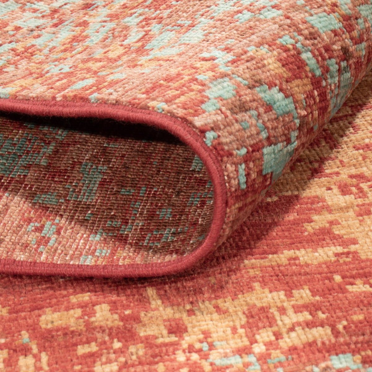 Designerski dywan - 201 x 155 cm - wielokolorowy