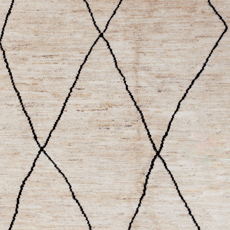 Dywan berberyjski - 293 x 198 cm - beżowy