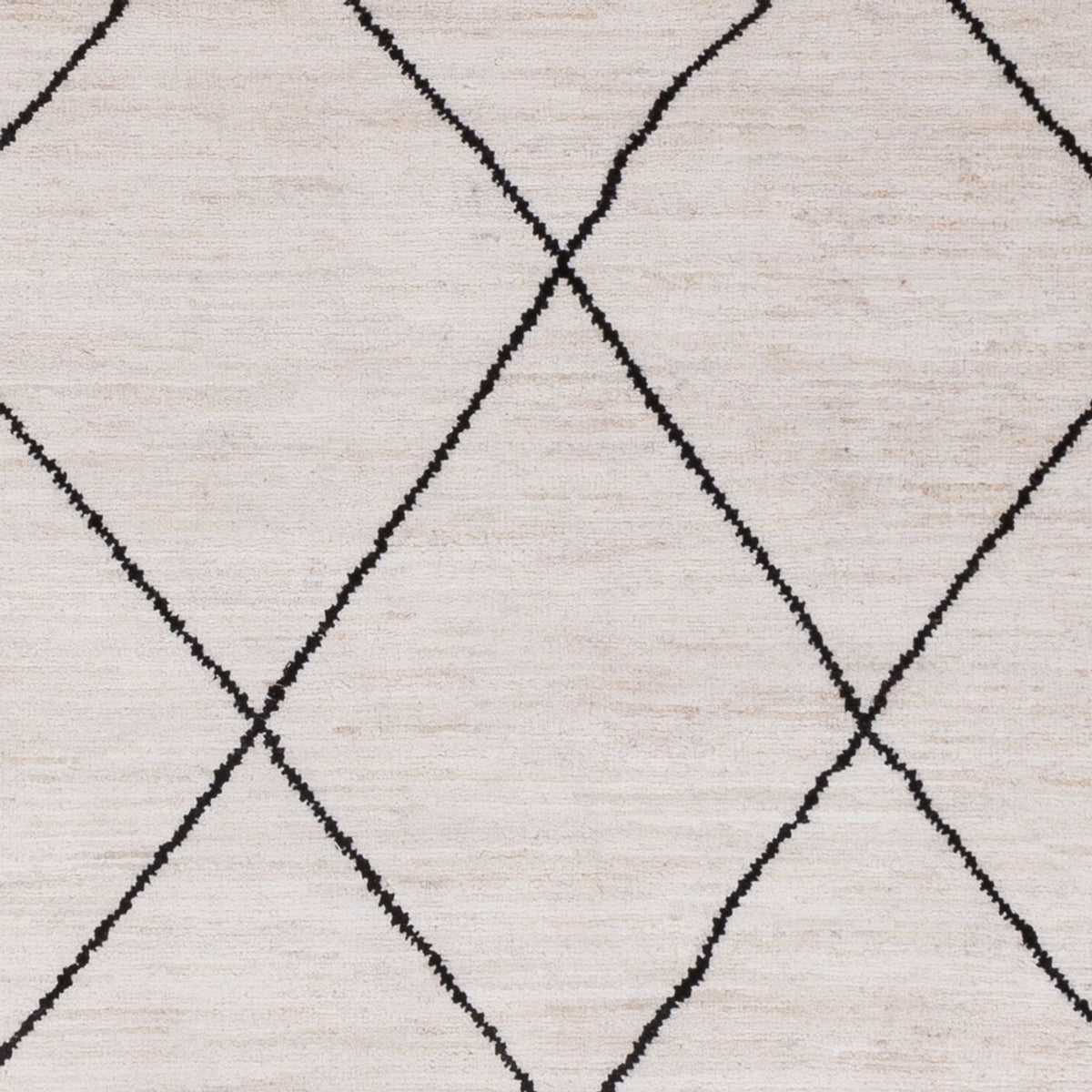 Dywan berberyjski - 206 x 155 cm - beżowy