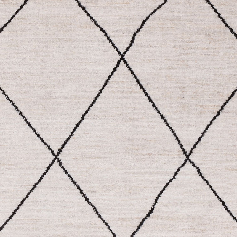 Dywan berberyjski - 206 x 155 cm - beżowy