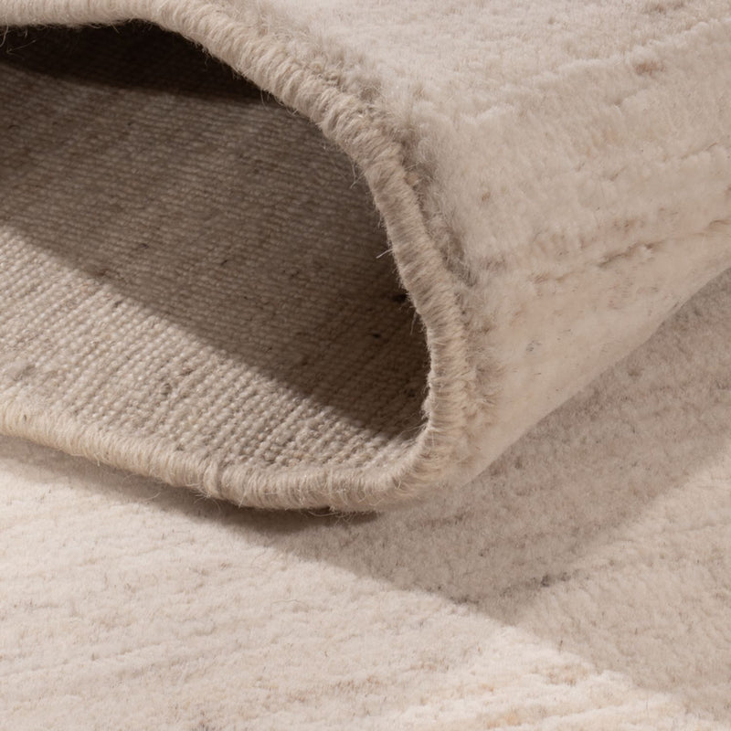 Dywan berberyjski - 237 x 159 cm - kremowy