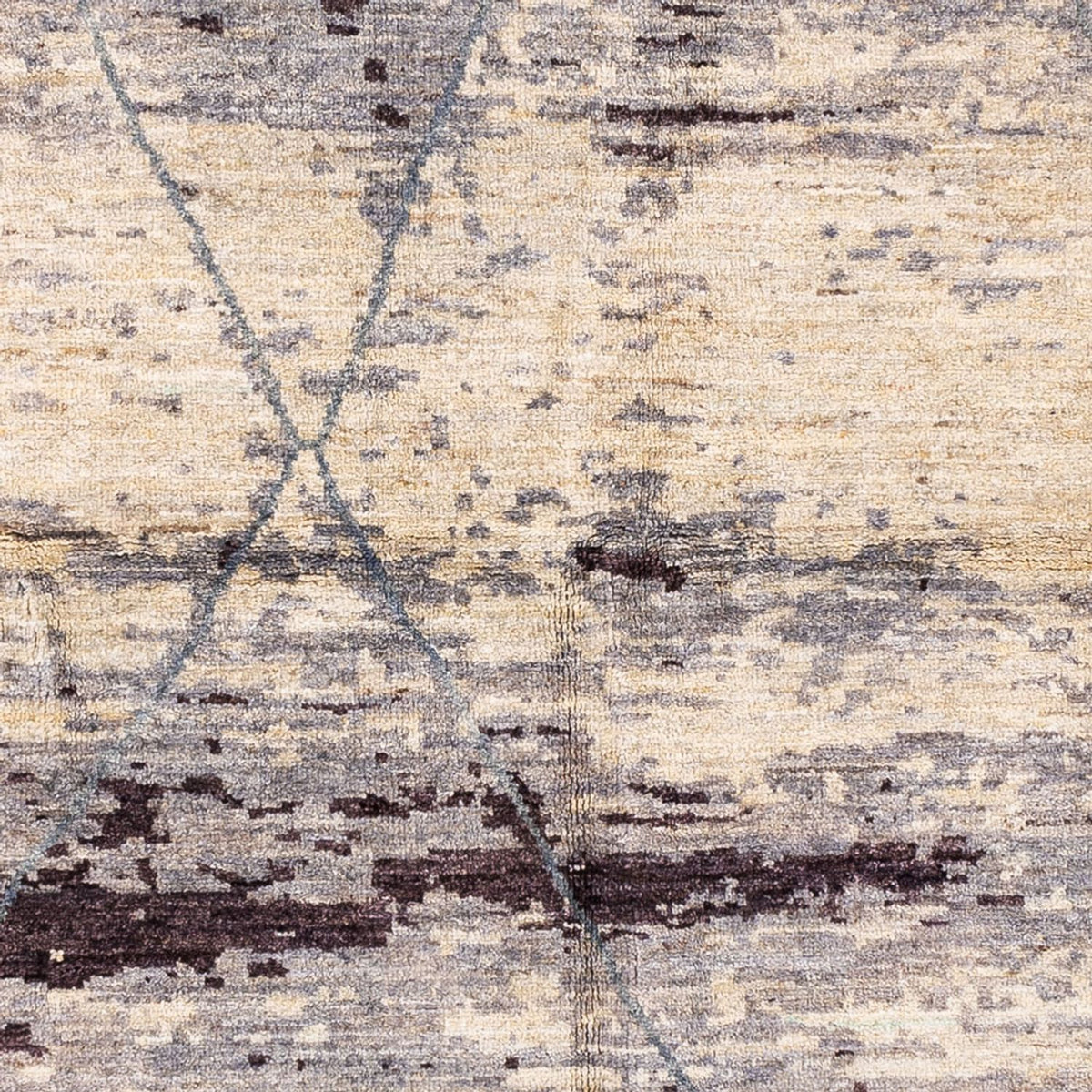 Dywan berberyjski - 238 x 178 cm - kremowy