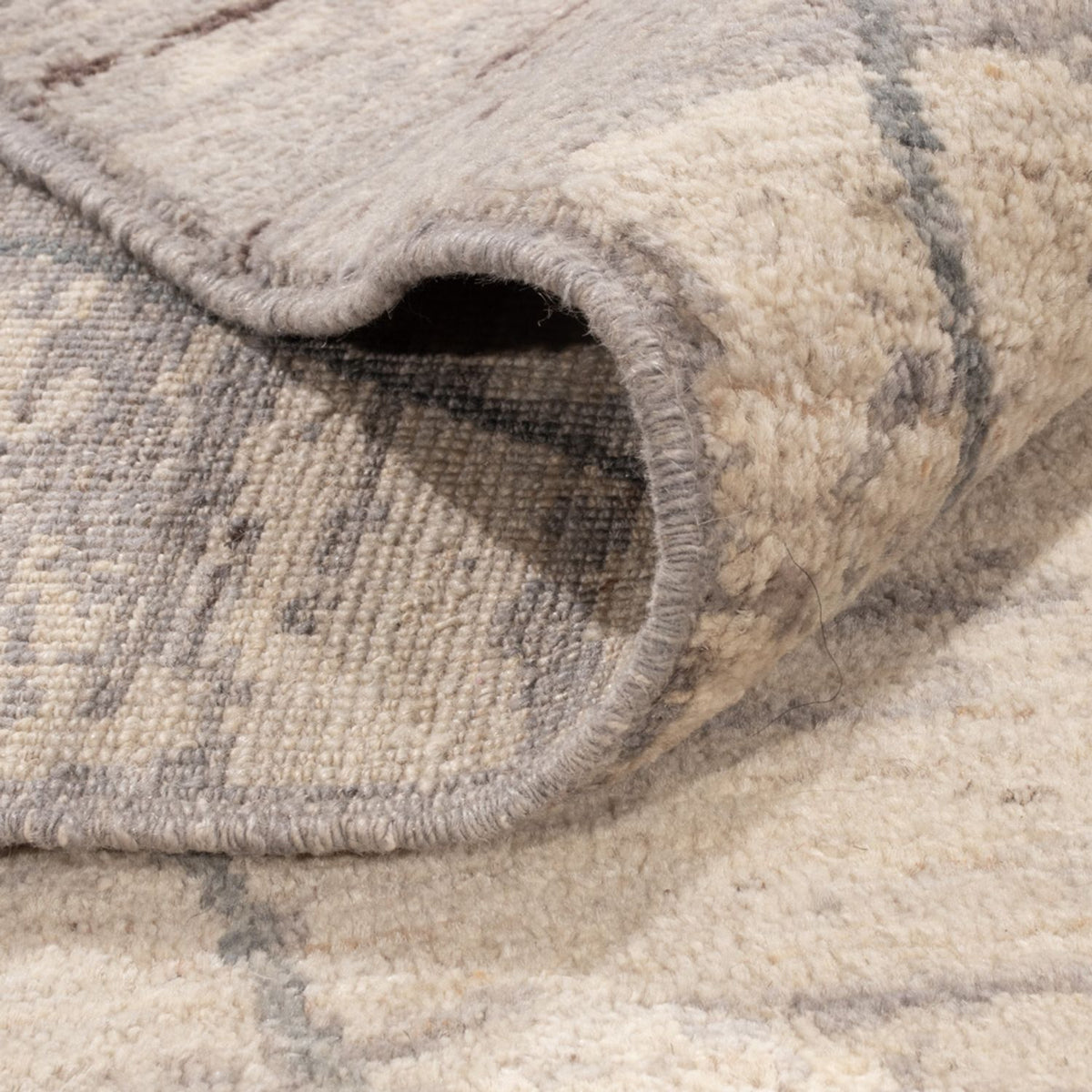 Dywan berberyjski - 238 x 178 cm - kremowy