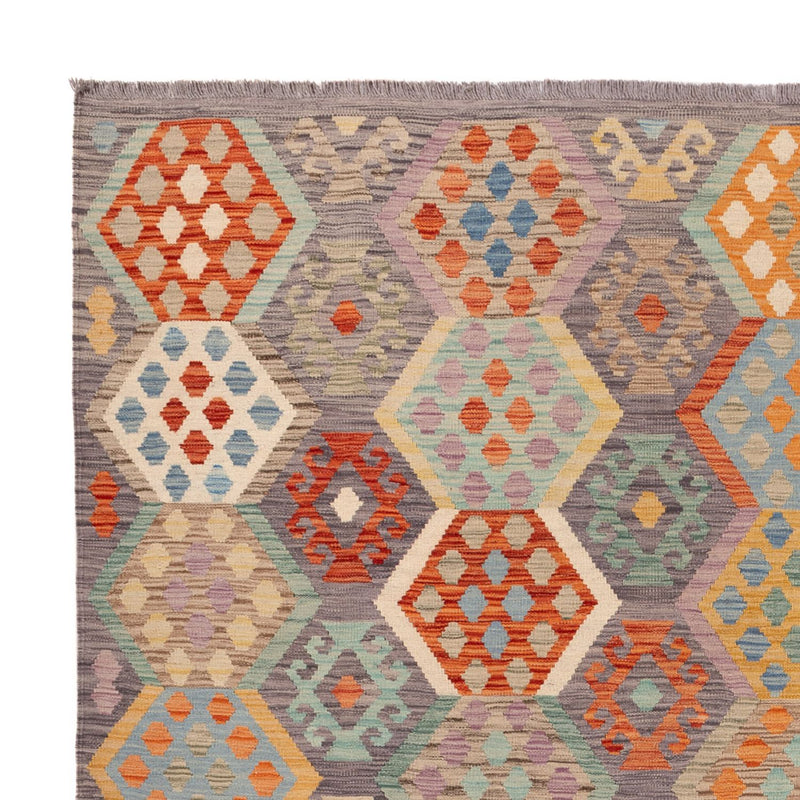 Dywan Kelim - Splash - 294 x 252 cm - wielokolorowy