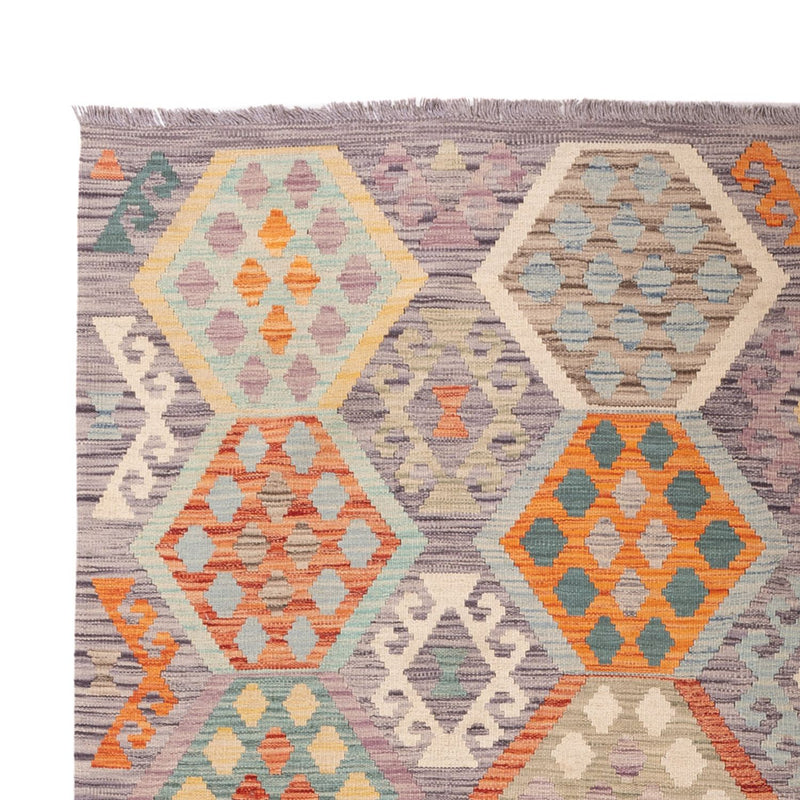 Dywan Kelim - Splash - 292 x 197 cm - wielokolorowy