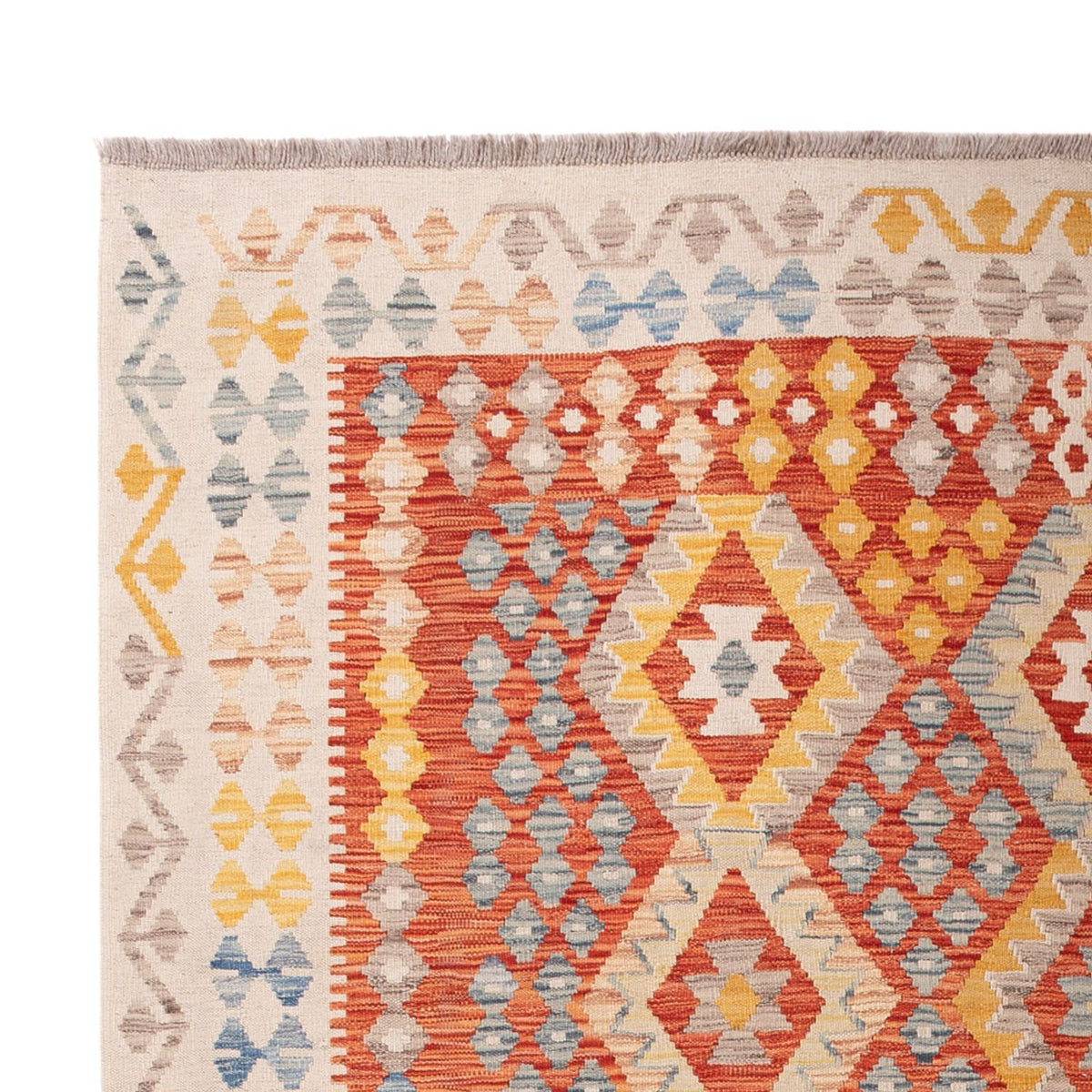 Dywan Kelim - Splash - 292 x 207 cm - wielokolorowy