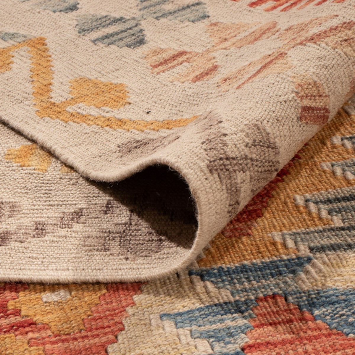 Dywan Kelim - Splash - 292 x 207 cm - wielokolorowy