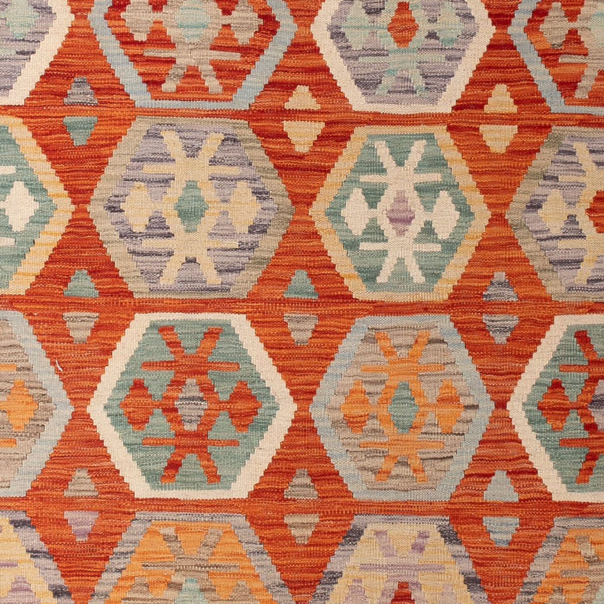 Dywan Kelim - Splash - 298 x 206 cm - wielokolorowy