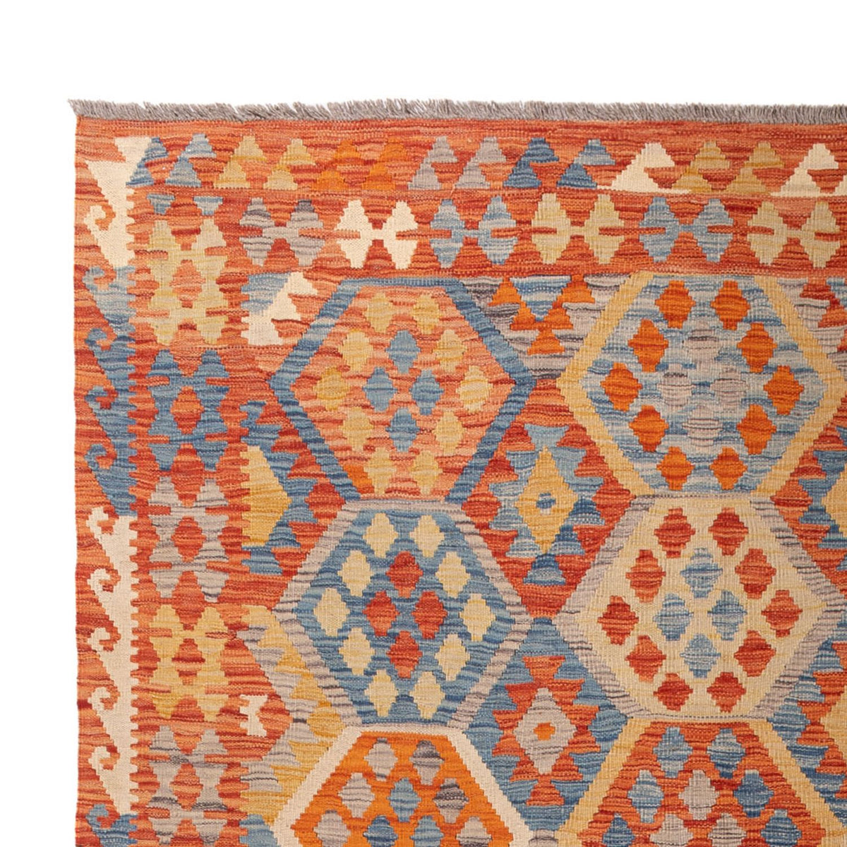 Dywan Kelim - Splash - 292 x 203 cm - wielokolorowy