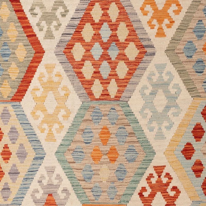 Dywan Kelim - Splash - 310 x 193 cm - wielokolorowy