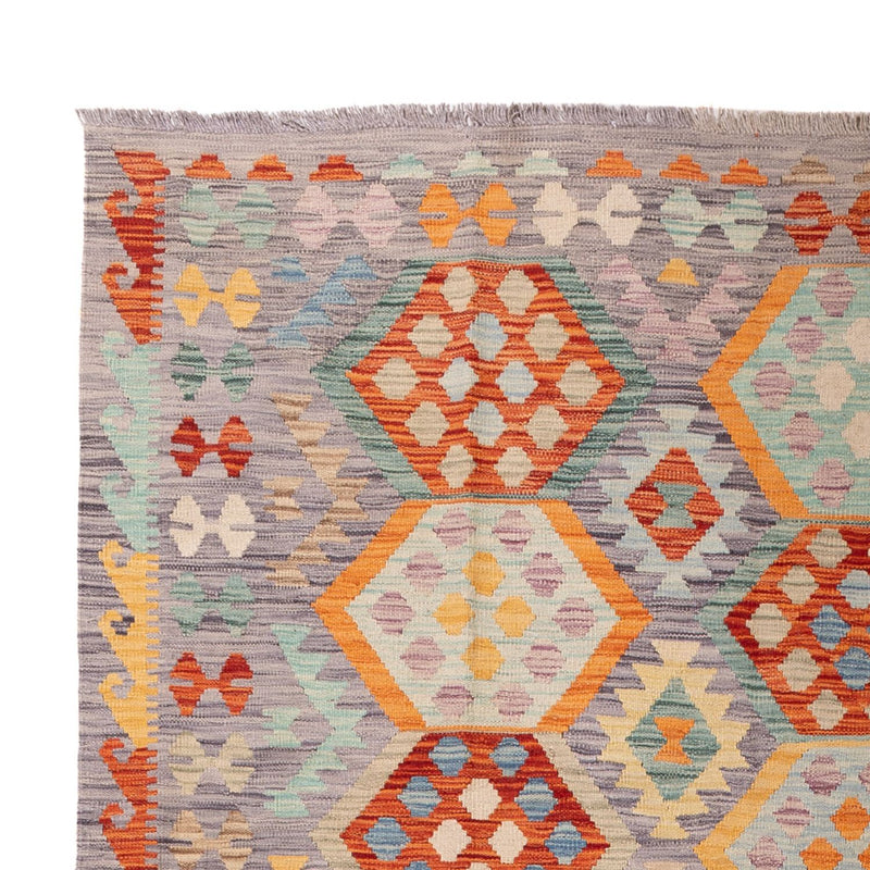 Dywan Kelim - Splash - 296 x 200 cm - wielokolorowy