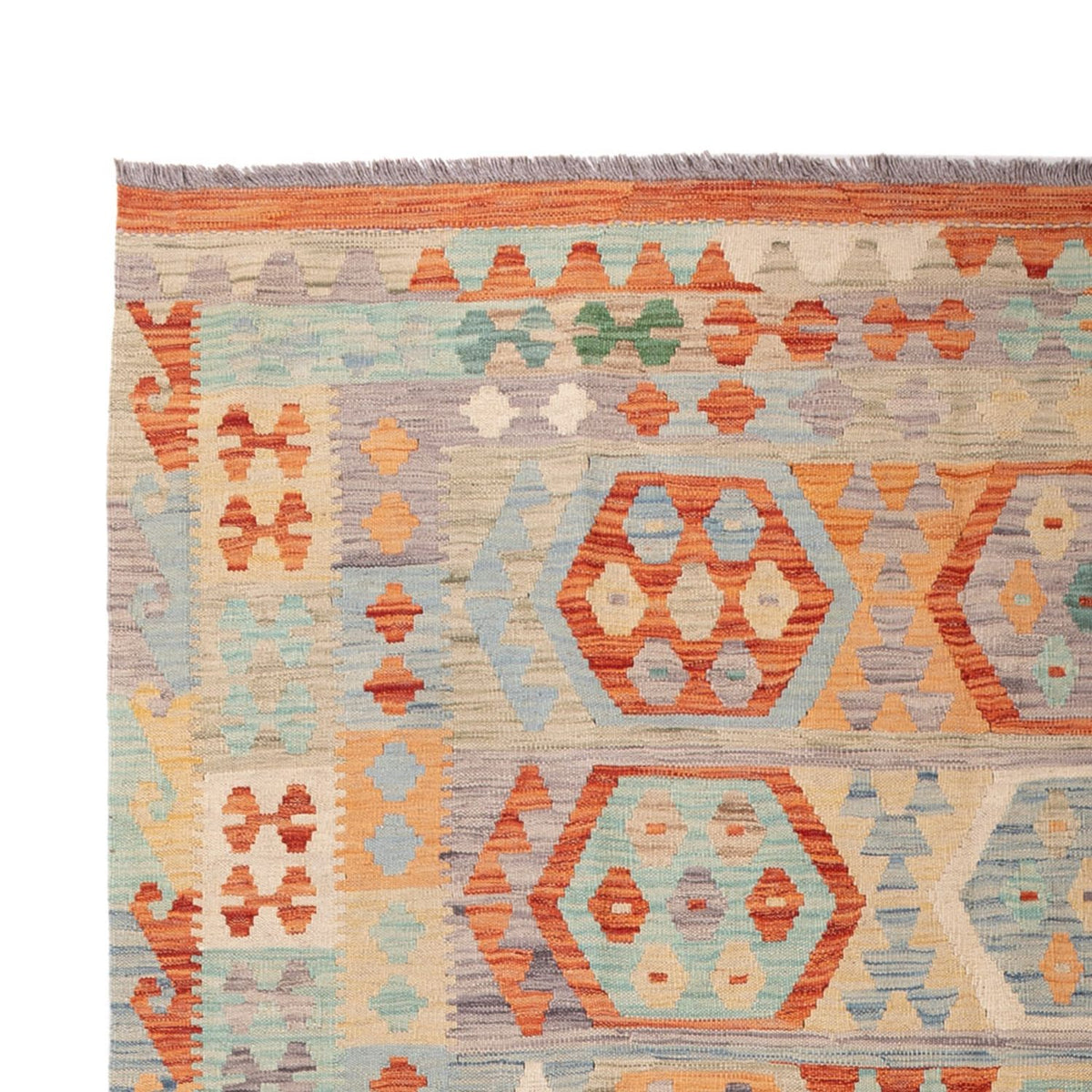 Dywan Kelim - Splash - 300 x 203 cm - wielokolorowy