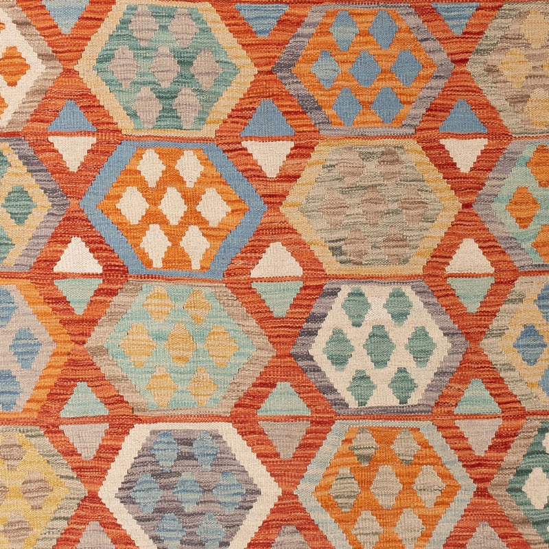 Dywan Kelim - Splash - 295 x 200 cm - wielokolorowy