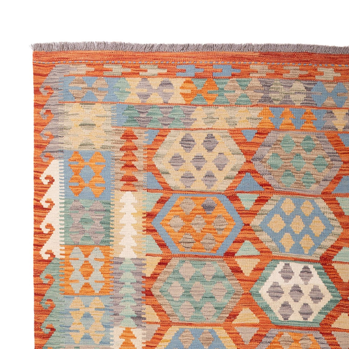 Dywan Kelim - Splash - 295 x 200 cm - wielokolorowy