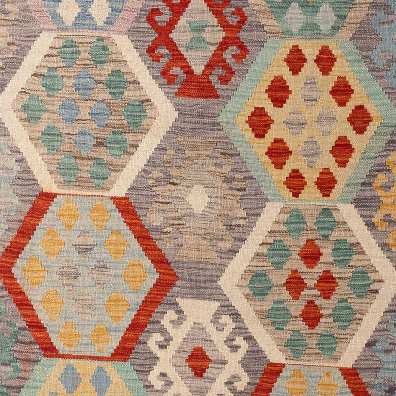 Dywan Kelim - Splash - 301 x 209 cm - wielokolorowy