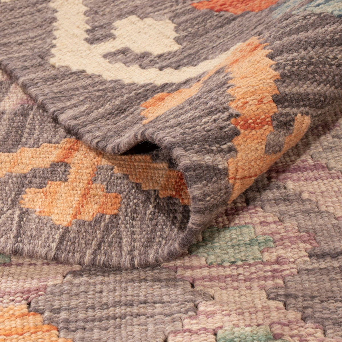 Dywan Kelim - Splash - 296 x 205 cm - wielokolorowy