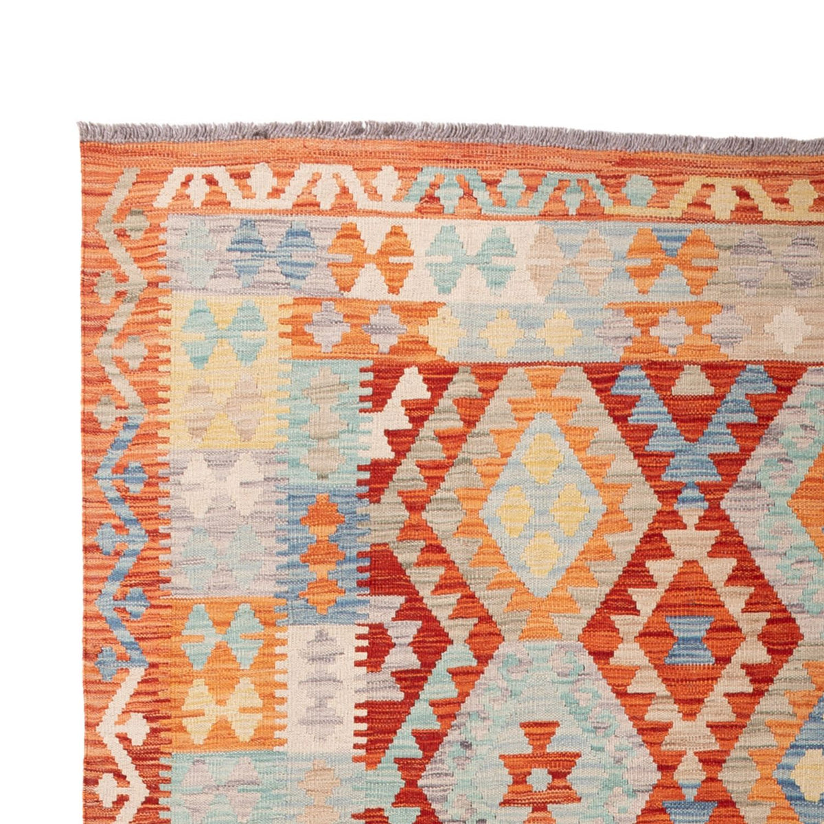 Dywan Kelim - Splash - 298 x 203 cm - wielokolorowy