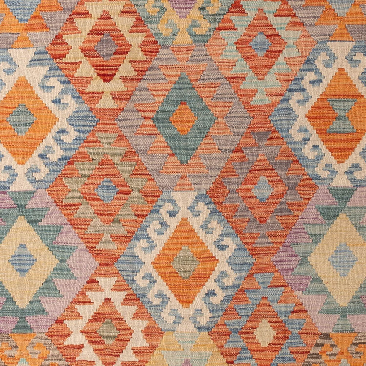 Dywan Kelim - Splash - 297 x 199 cm - wielokolorowy