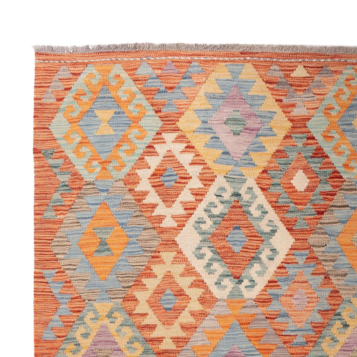 Dywan Kelim - Splash - 297 x 199 cm - wielokolorowy