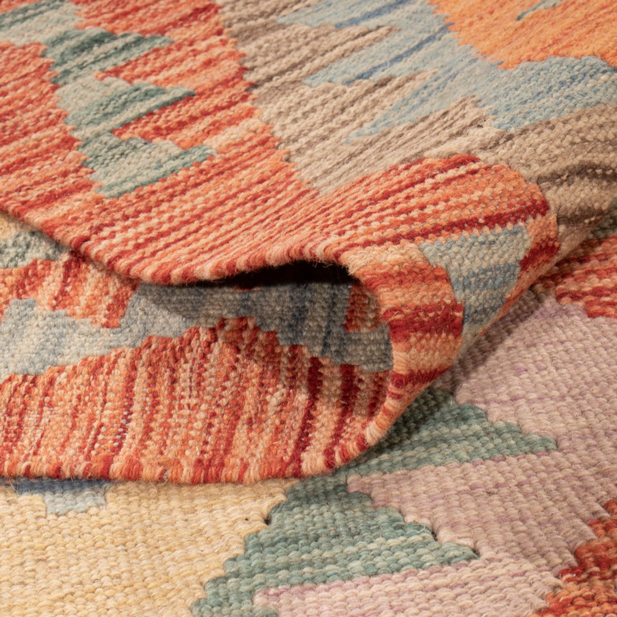 Dywan Kelim - Splash - 297 x 199 cm - wielokolorowy